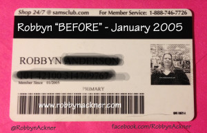 Robbyn 2005 Sams Club Membership Card