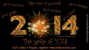 The year of YOU